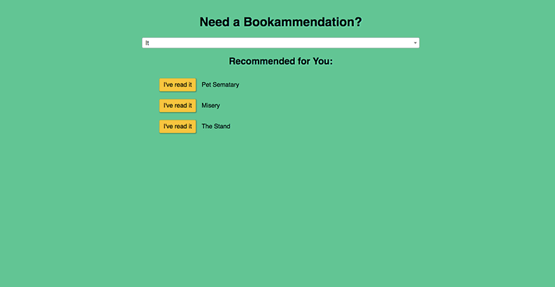 Recommendation Engine for Books